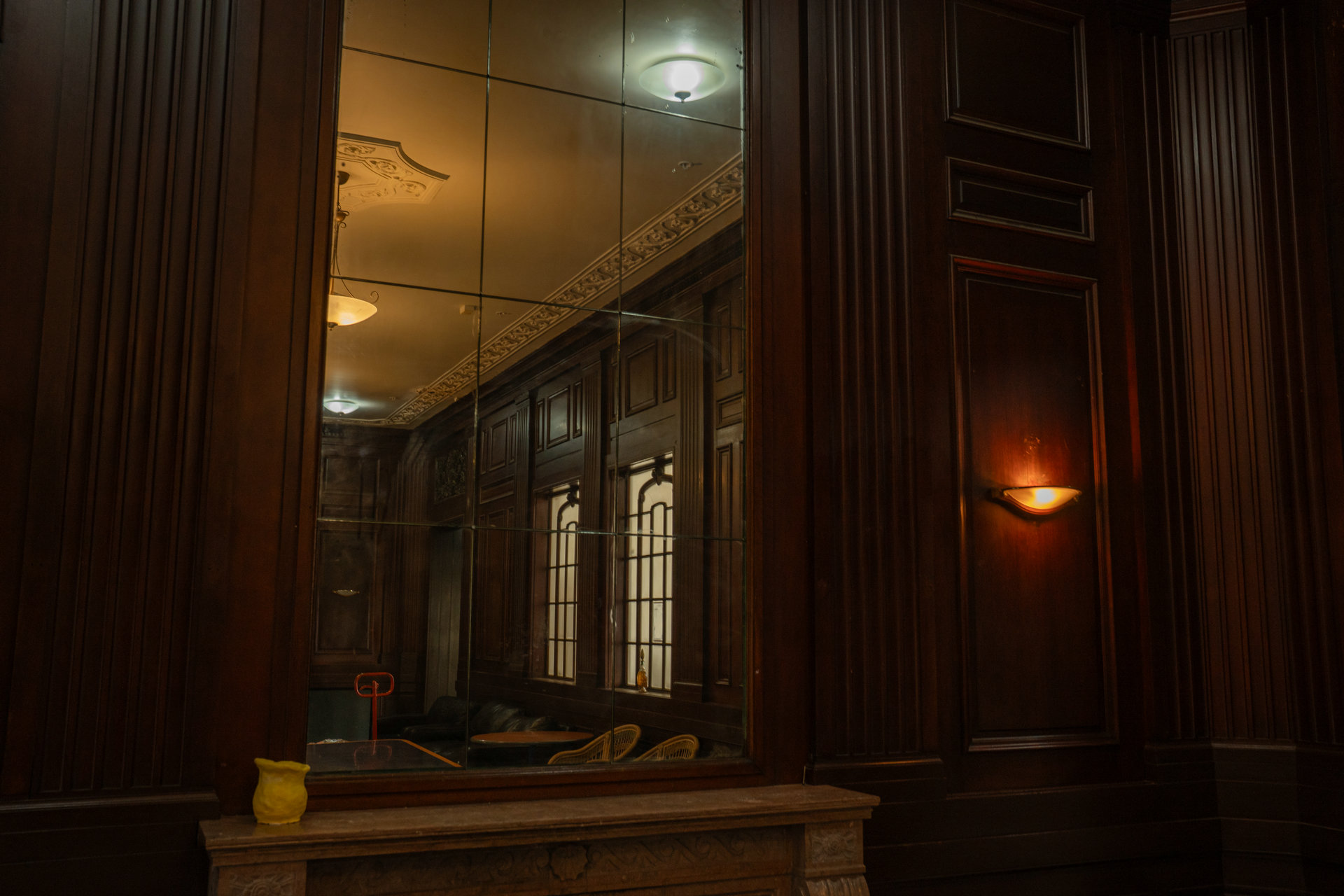 A quiet corner of the former Ladies' Waiting Room.