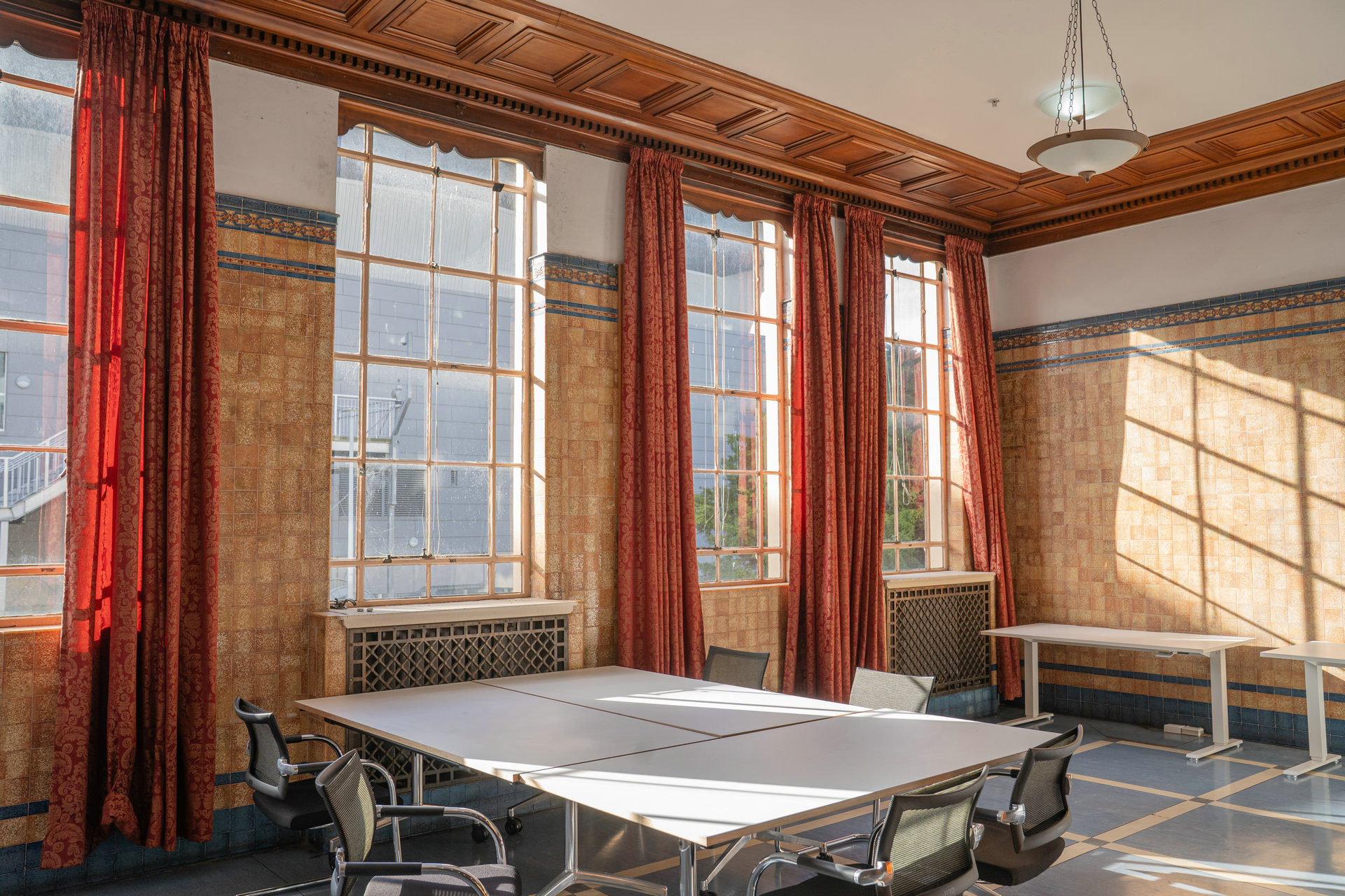The light-filled Waiting Room from the adjoining doorway.